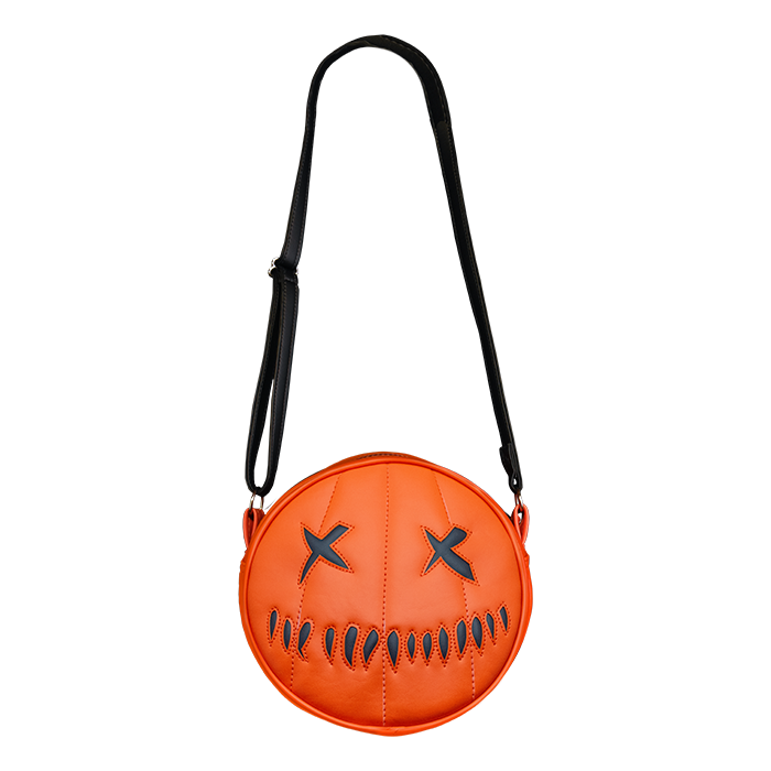 TRICK R TREAT Sam Pumpkin Purse Black