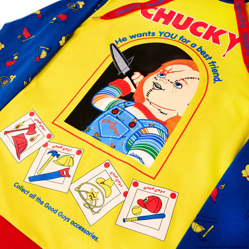 CHILD'S PLAY | Chucky Good Guys Unisex Hoodie- by Loungefly-Apparel-Classic Horror Shop