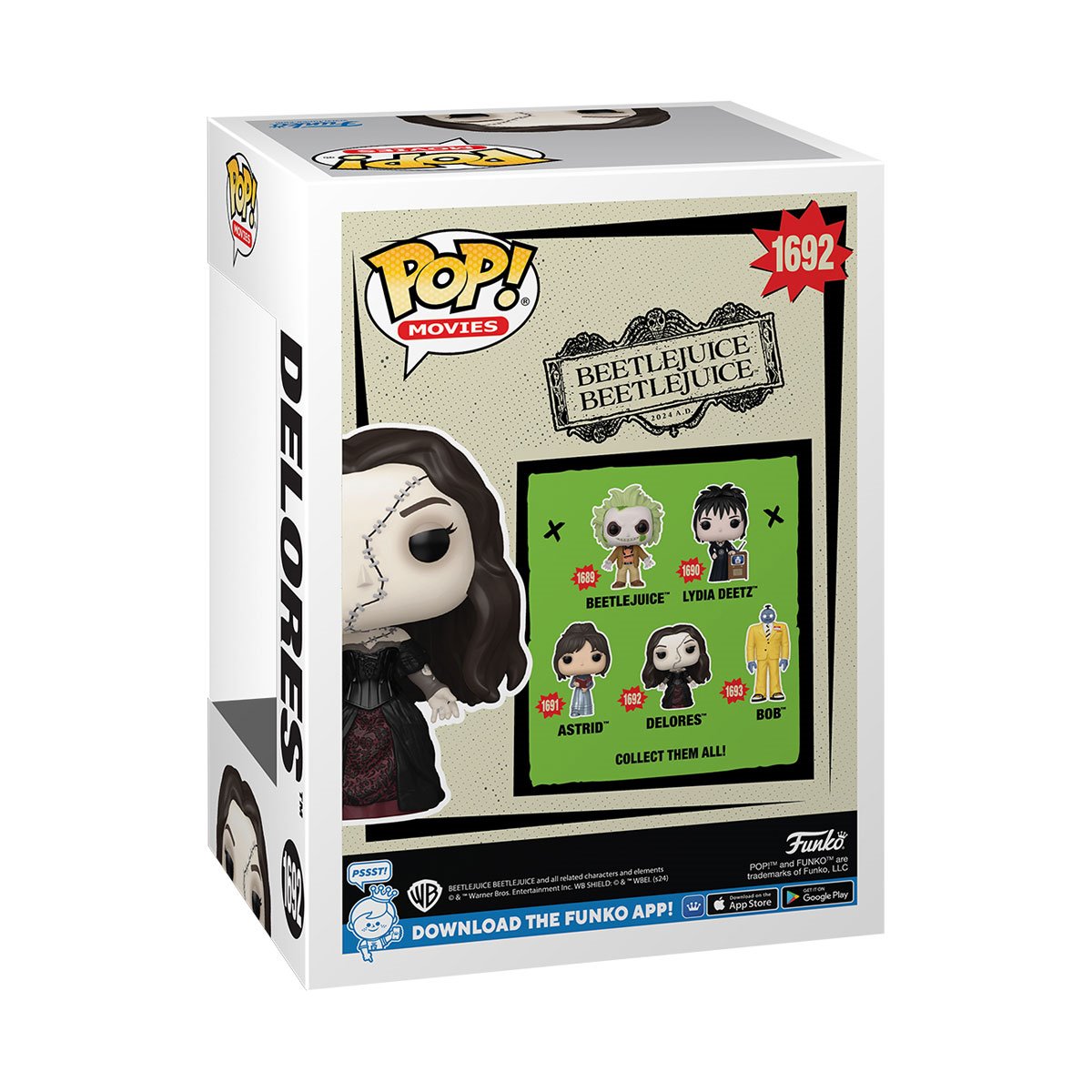 BEETLEJUICE BEETLEJUICE Delores Pop Vinyl Funko 1692