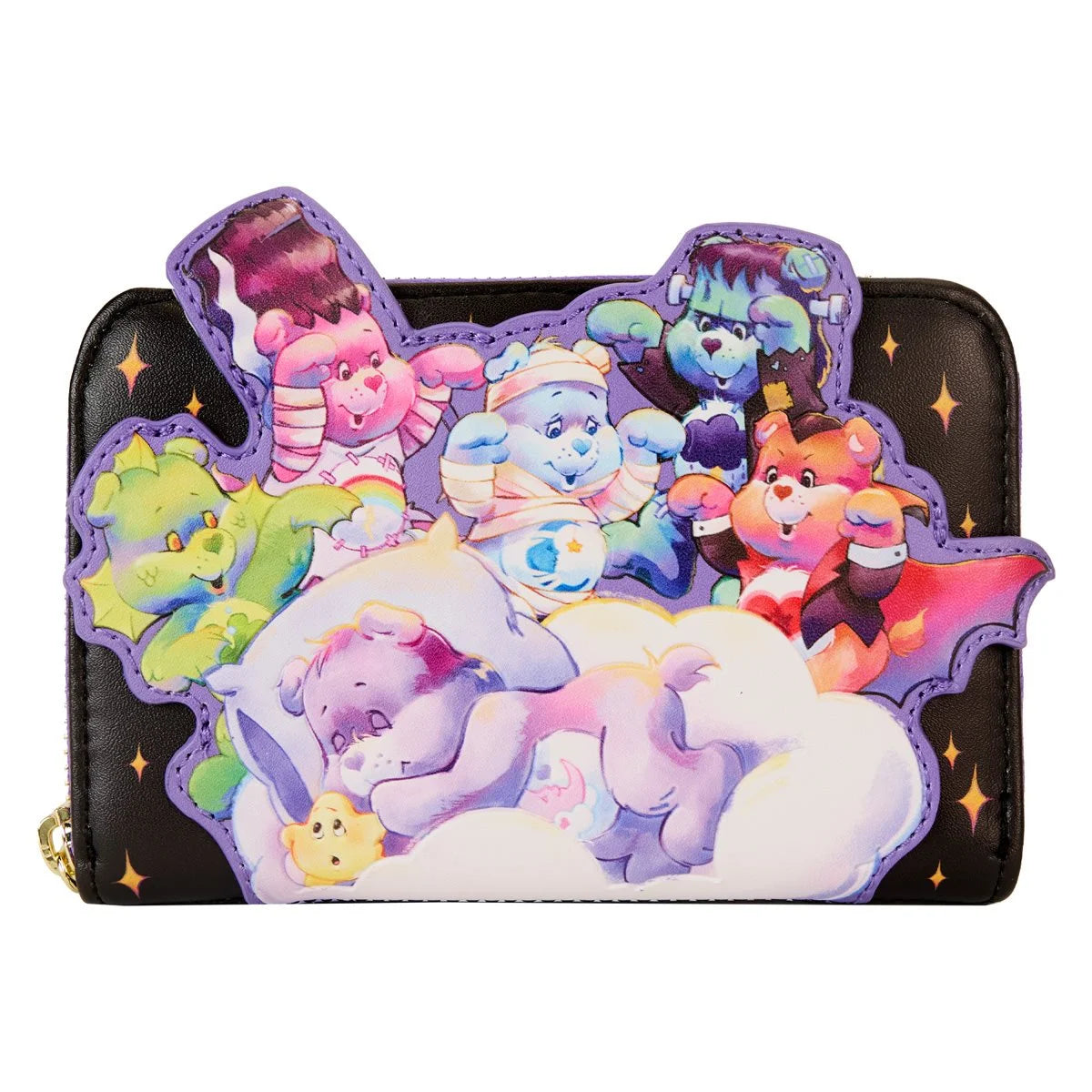 CARE BEARS UNIVERSAL MONSTERS Scary Dreams Loungefly Zip Around Wallet