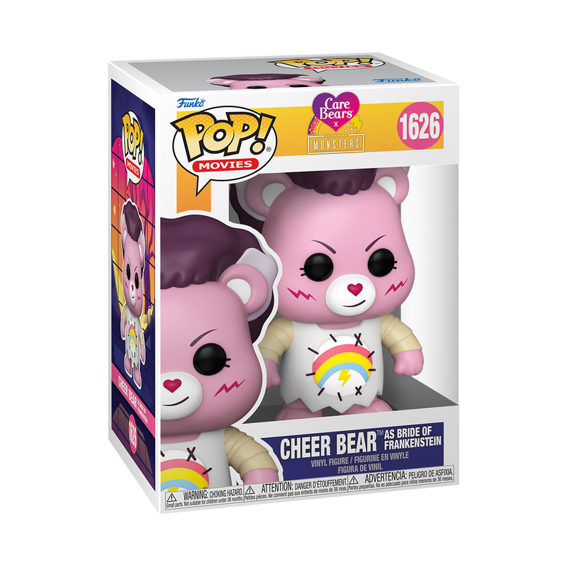 CARE BEARS x UNIVERSAL MONSTERS | Cheer Bear As Bride of Frankenstein-Funko-FU81537-Classic Horror Shop