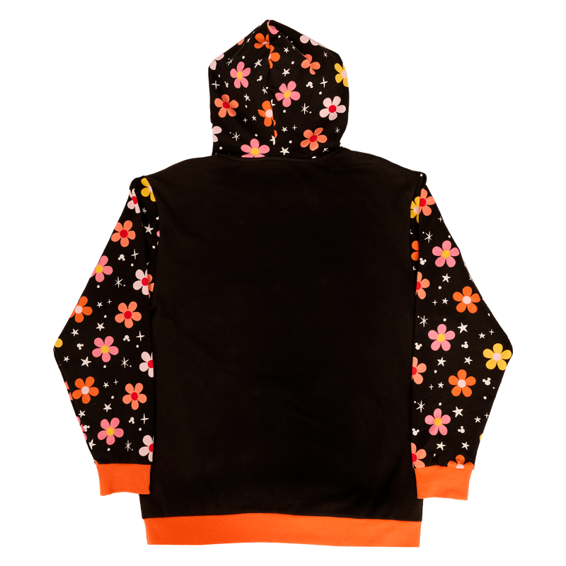 Disney Mickey Minnie Floral Ghost Glow Unisex Hoodie Loungefly