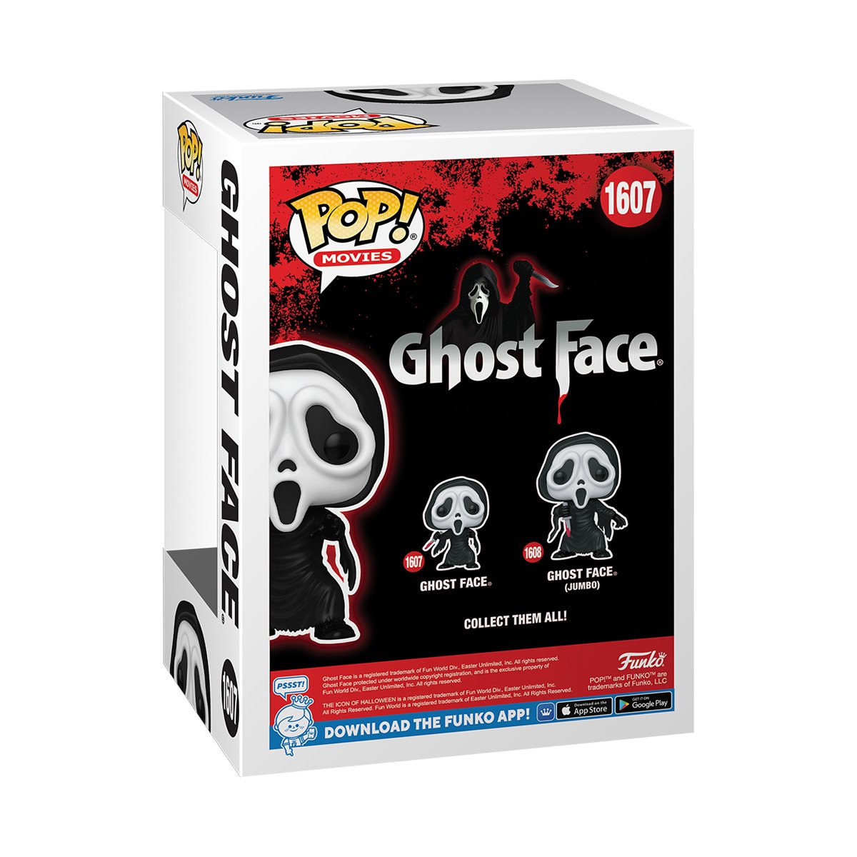 SCREAM | Ghost Face With Knife Funko Pop! #1607-Action Figure-FU80696-Classic Horror Shop