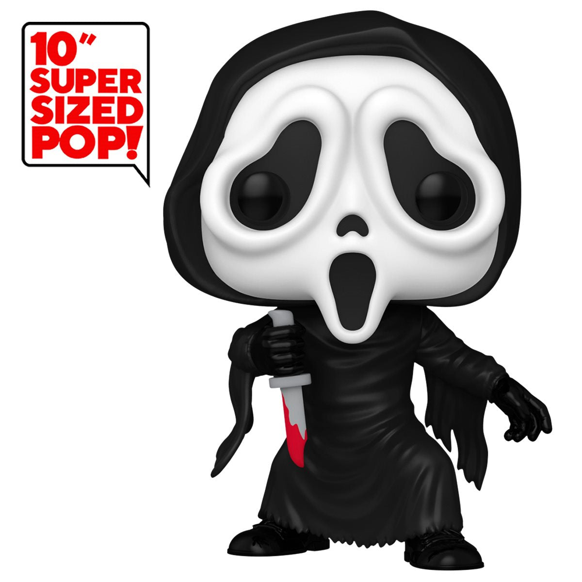 SCREAM | Ghost Face With Knife Jumbo Funko Pop! #1608-Action Figure-FU80695-Classic Horror Shop