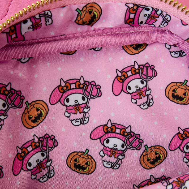 HELLO KITTY Sanrio My Melody Pumpkin Crossbuddies Crossbody Bag with Coin Bag