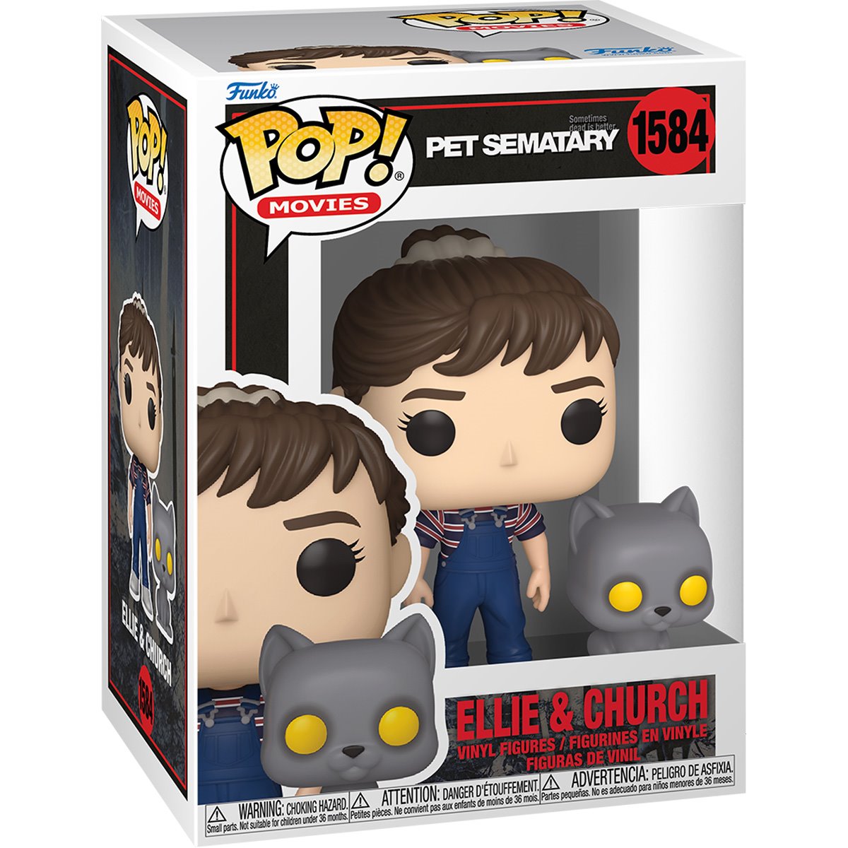 PET SEMATARY | Ellie and Church - Funko Pop! Vinyl Figure # 1584-Funko-FU80714-Classic Horror Shop