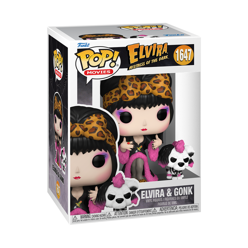 ELVIRA | Elvira and Gonk Funko Pop! Vinyl - Figure #1647-Funko-FU80694-Classic Horror Shop