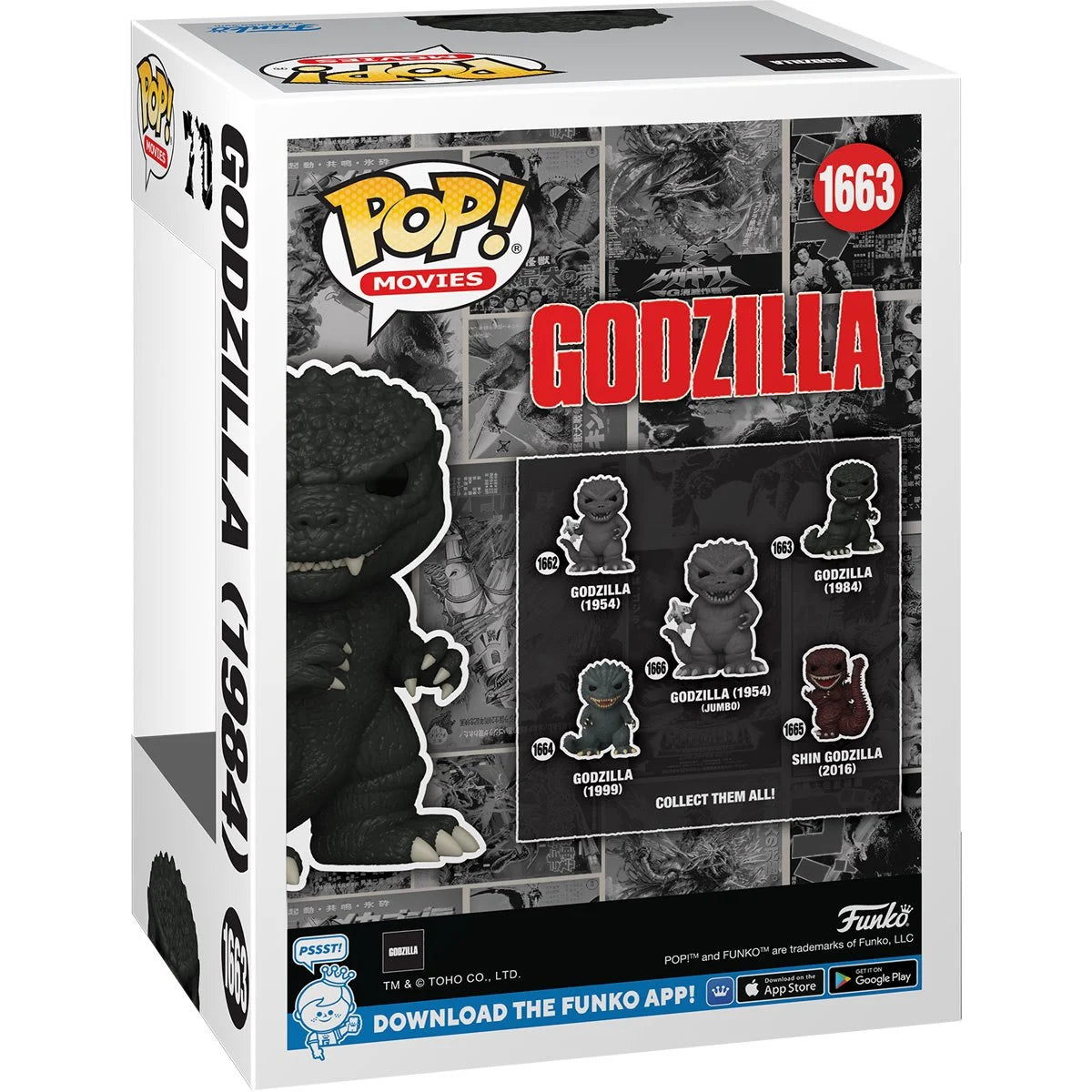 GODZILLA | 70th Anniversary Godzilla (1984) Funko Pop! Vinyl Figure #1663-Funko-FU80878-Classic Horror Shop