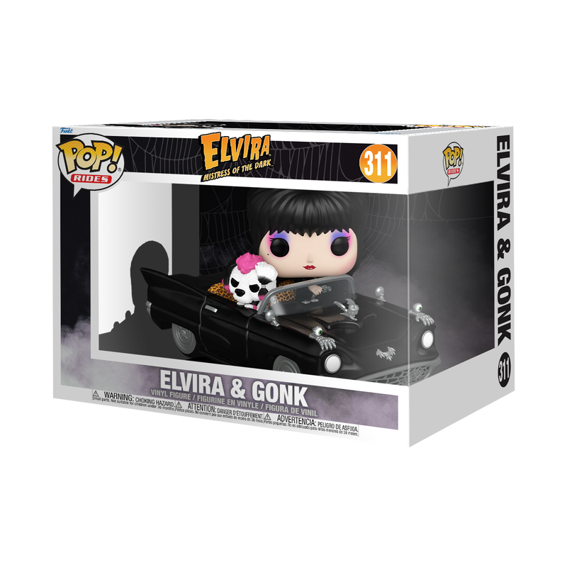 ELVIRA | Elvira and Gonk Pop! Rides Deluxe - Figure #311 AVAILABLE NOW!-Funko-FU80693-Classic Horror Shop