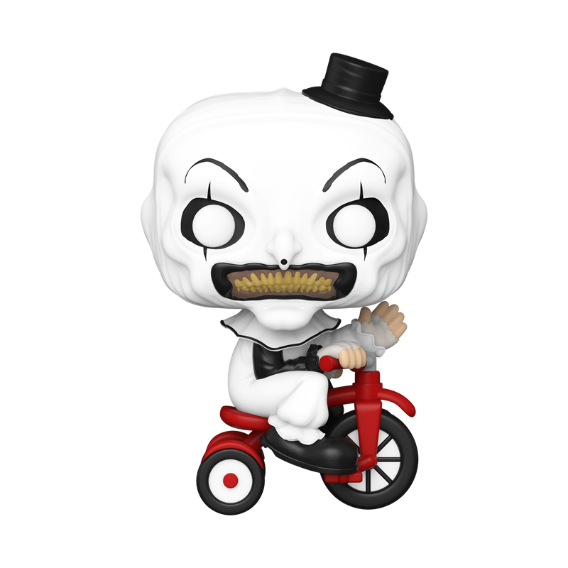 TERRIFIER | Art The Clown with Bike #1591 Funko Pop! Vinyl Figure-Funko-FU80706-Classic Horror Shop