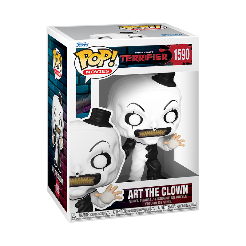 TERRIFIER | Art The Clown with Knife Funko Pop! Vinyl Figure #1590-Funko-FU80705-Classic Horror Shop