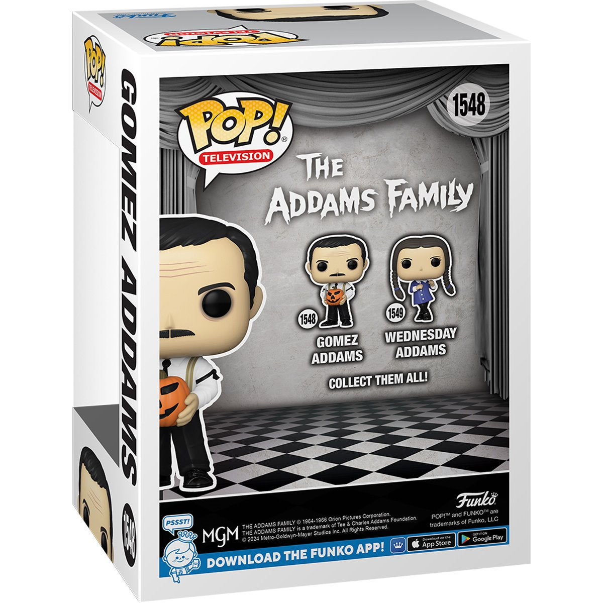 THE ADDAMS FAMILY | Gomez with Pumpkin - Funko Pop! Vinyl Figure #1548-Funko-FU81209-Classic Horror Shop