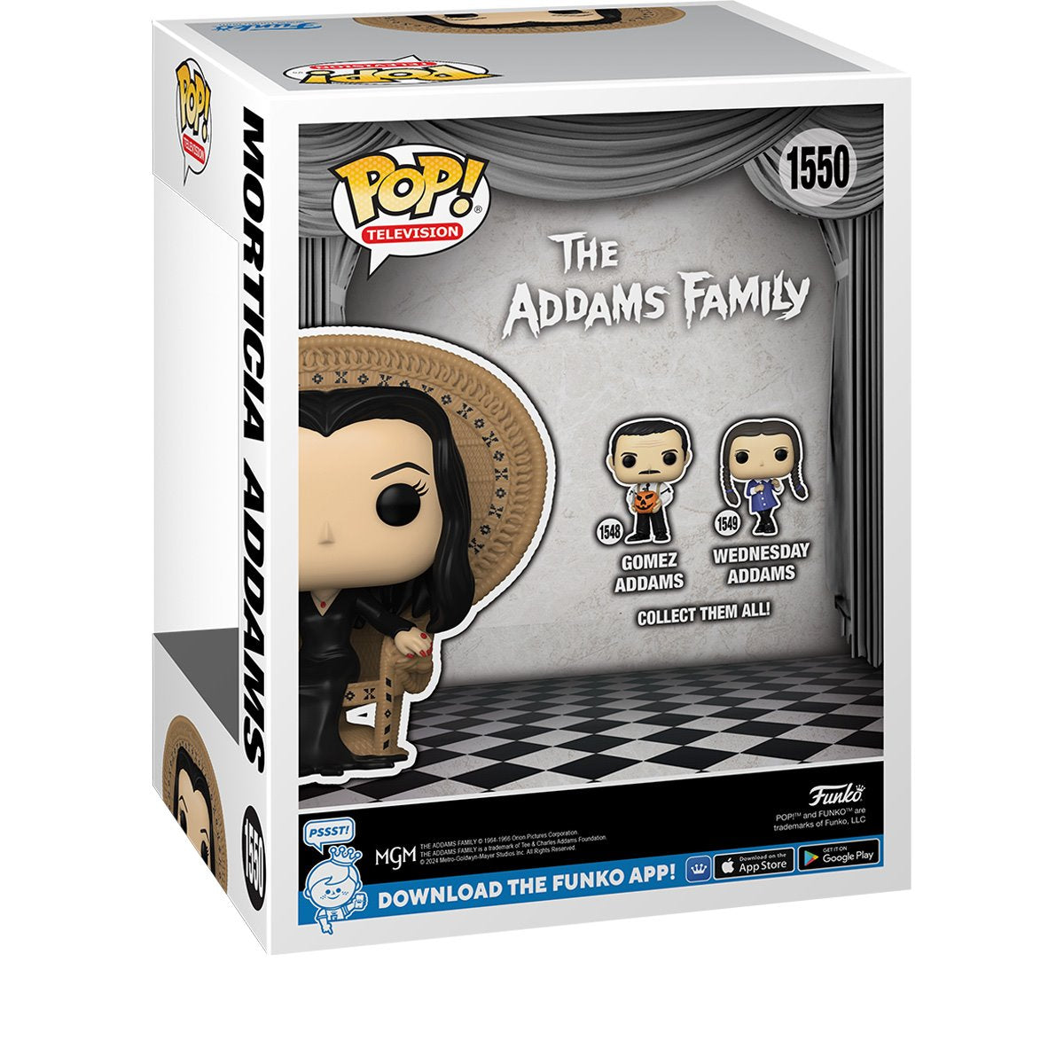 THE ADDAMS FAMILY | Morticia In Chair - Deluxe Pop Vinyl Funko #1550-Funko-FU81207-Classic Horror Shop