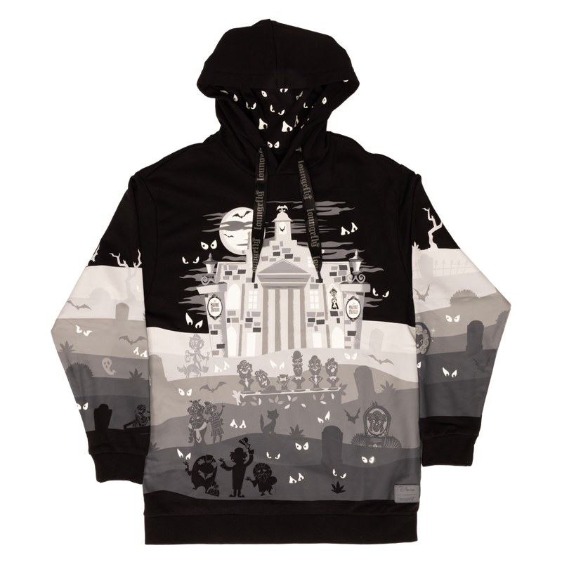 DISNEY - The Haunted Mansion Graveyard Glow Unisex Hoodie-Apparel-Classic Horror Shop