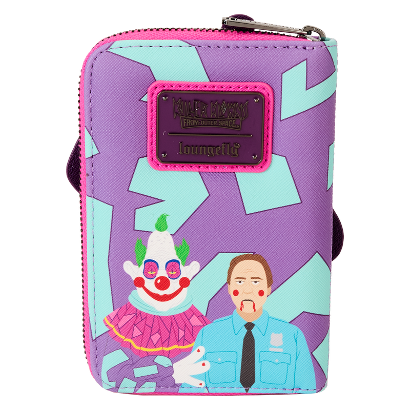 KILLER KLOWNS FROM OUTER SPACE - Jumbo Cosplay Glow Zip Around Wallet-Bag-LFKKLWA0002-Classic Horror Shop