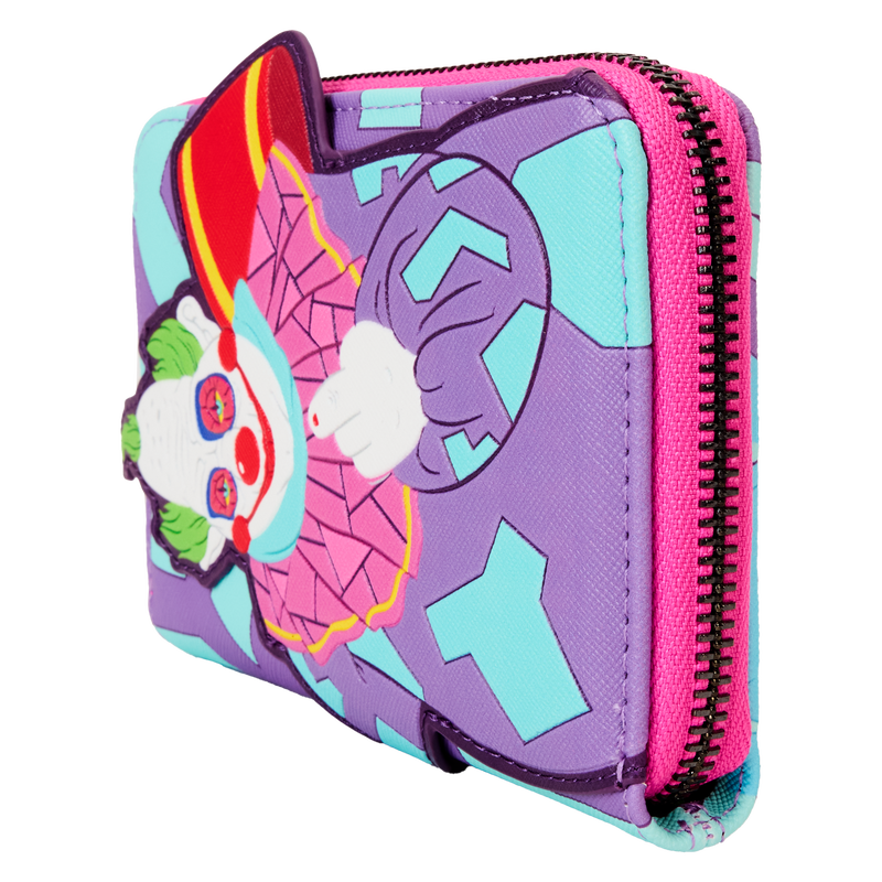 KILLER KLOWNS FROM OUTER SPACE - Jumbo Cosplay Glow Zip Around Wallet-Bag-LFKKLWA0002-Classic Horror Shop