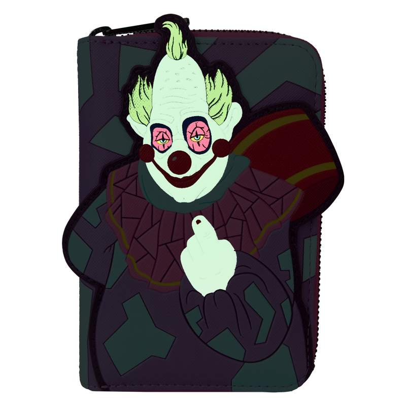 KILLER KLOWNS FROM OUTER SPACE - Jumbo Cosplay Glow Zip Around Wallet-Bag-LFKKLWA0002-Classic Horror Shop