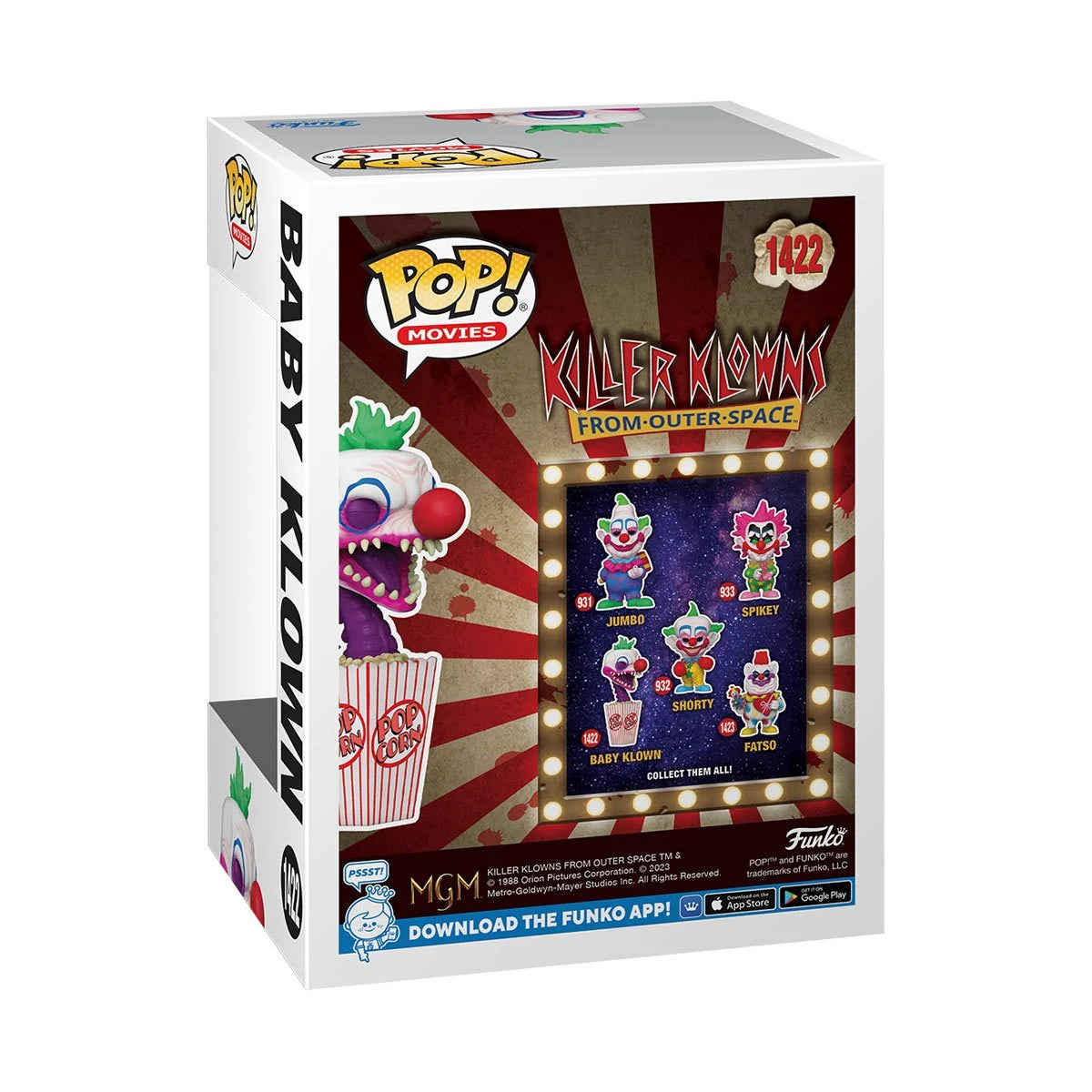 KILLER KLOWNS FROM OUTER SPACE | Baby Funko Pop! Vinyl Figure #1422-Funko-FU72377-Classic Horror Shop