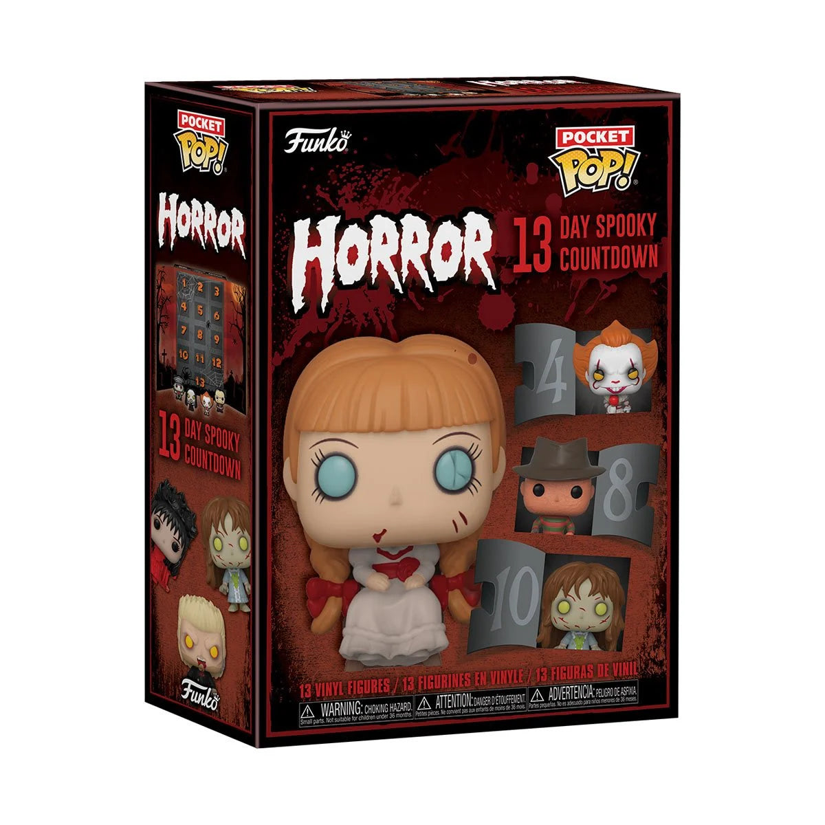 Pocket Pop! Horror 13-Day Spooky Countdown Calendar-Funko-72360-Classic Horror Shop