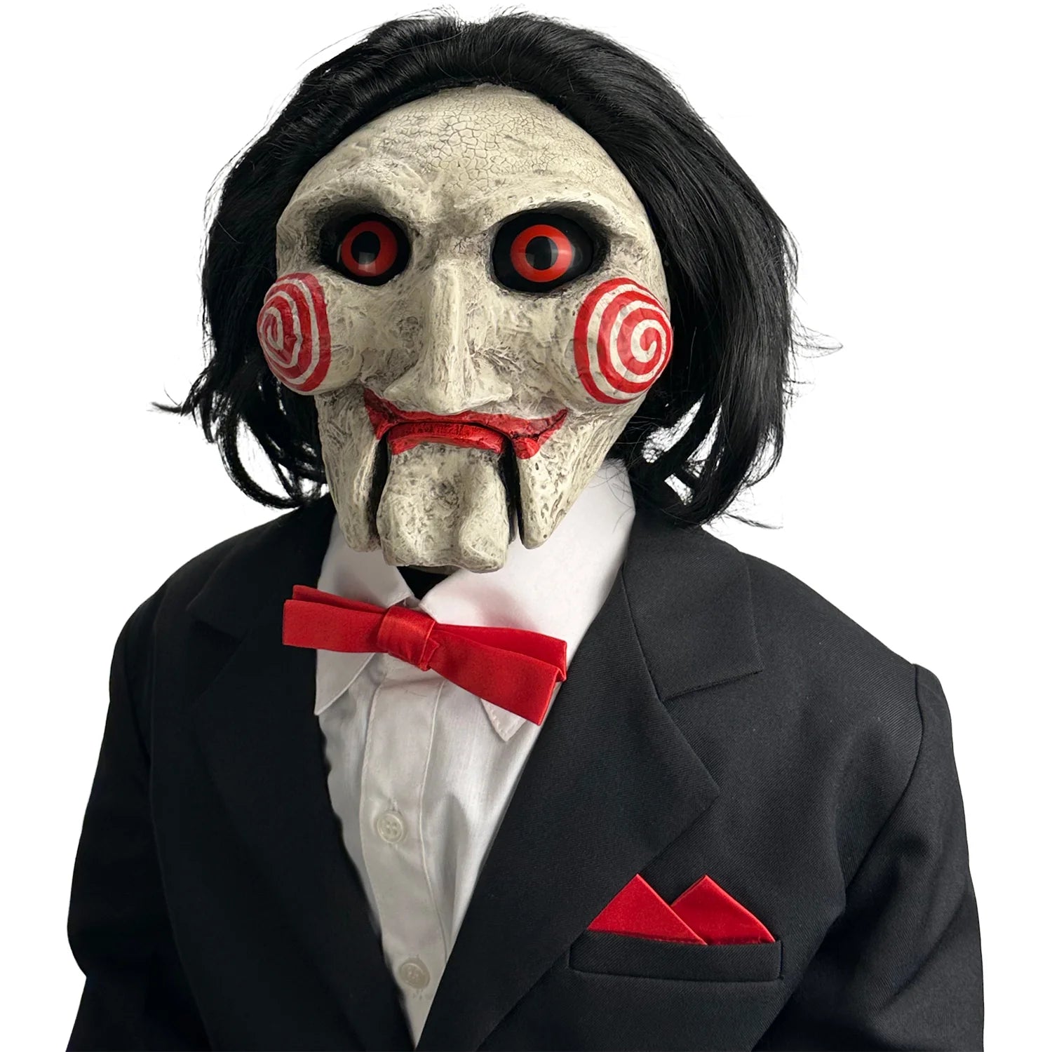 SAW | Billy Deluxe Puppet Prop With Sounds and Motion-Dolls and Puppets-MAMALG102-Classic Horror Shop