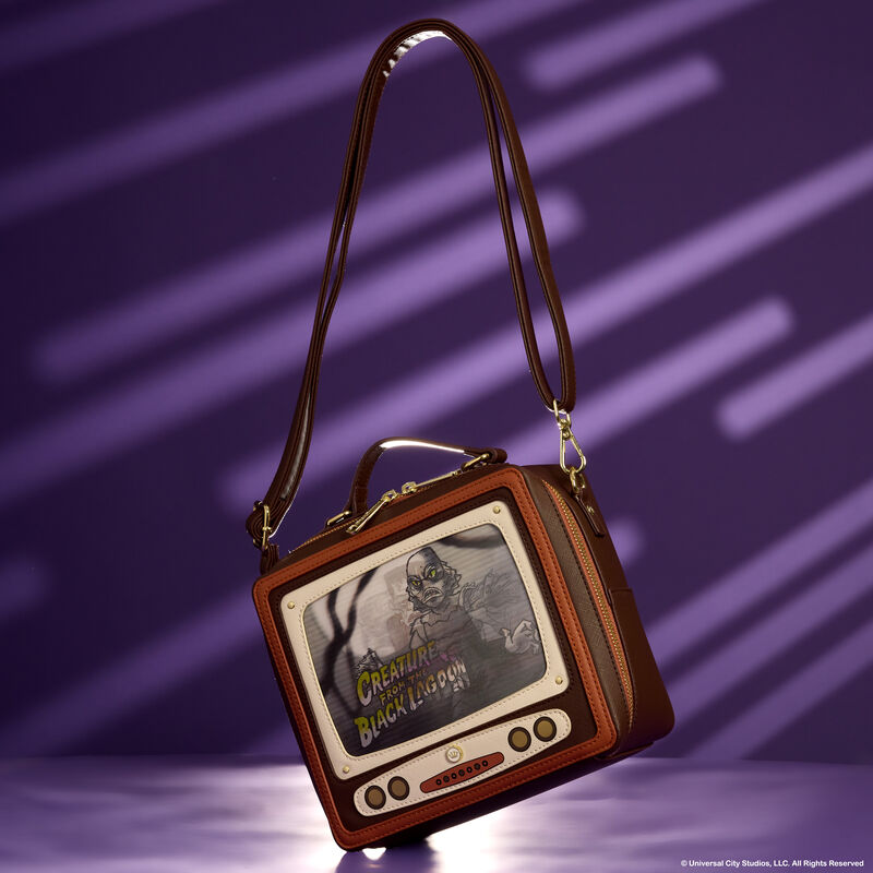 UNIVERSAL MONSTERS | Vintage TV Triple Lenticular Crossbody Bag-Bag-LFUMTB0006-Classic Horror Shop