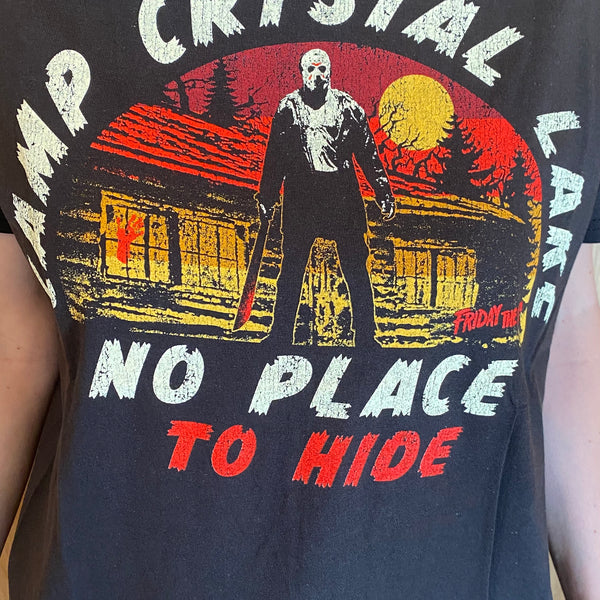 FRIDAY THE 13TH  Adult Camp Crystal No Place To Hide - Men's T