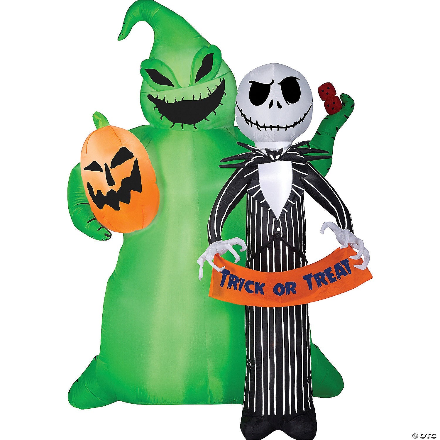 NIGHTMARE BEFORE CHRISTMAS | Inflatable Jack Skellington With Oogie Bo